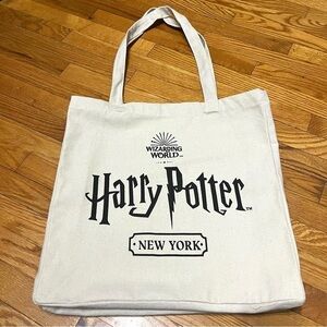 HARRY POTTER The Chose One Canvas Tote Bag Wizarding World NYC HP Store
